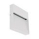 White Wall Light Vandal Resistant 9W 800lm IP65 IK08 3000K 215mm Square White Wall Light Vandal Resistant 9W 800lm IP65 IK08 3000K 215mm Square